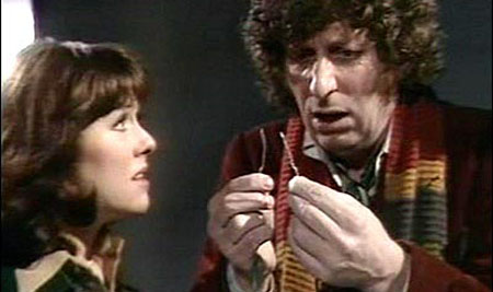 Tom Baker as the Doctor