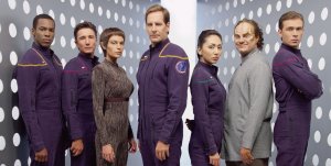The first Enterprise crew