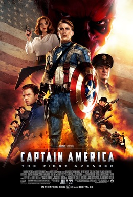 The CAPTAIN AMERICA: THE FIRST AVENGER poster