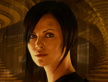 Charlize Theron as Aeon Flux