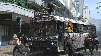 Catching the bus took on a whole new meaning